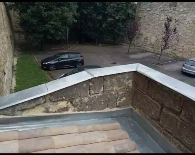 Chantier de couverture à Paris