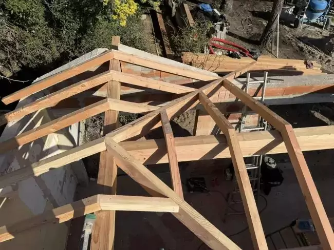 Chantier de couverture à Paris