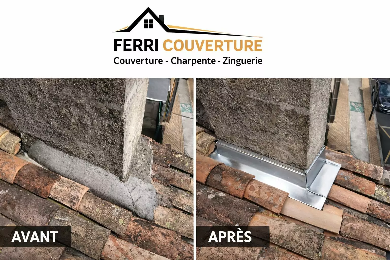 Toiture typique Paris 14e