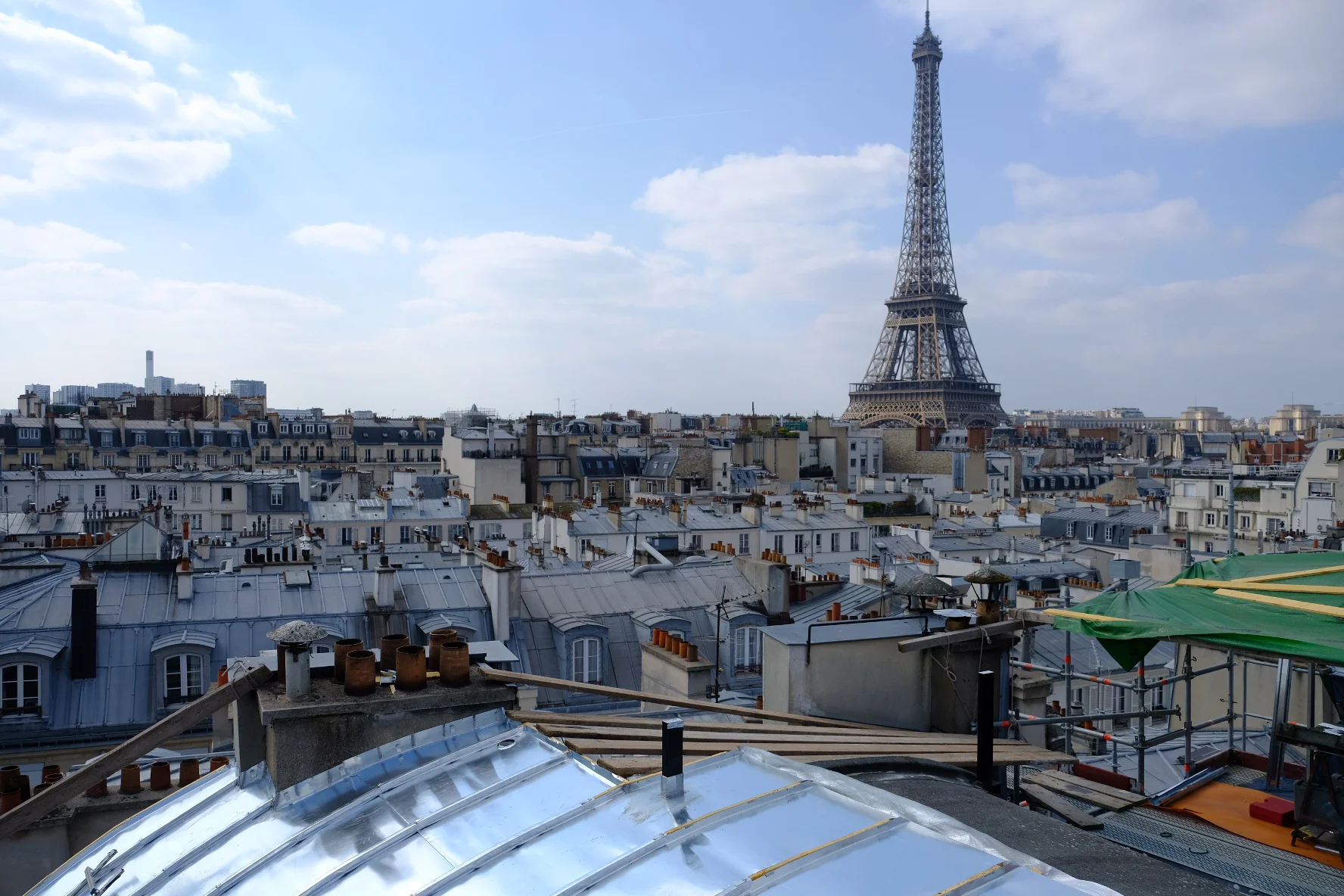 Toiture typique Paris 16e